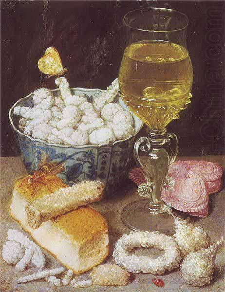 Georg Flegel Stilleben mit Brot und Zuckerwerk china oil painting image